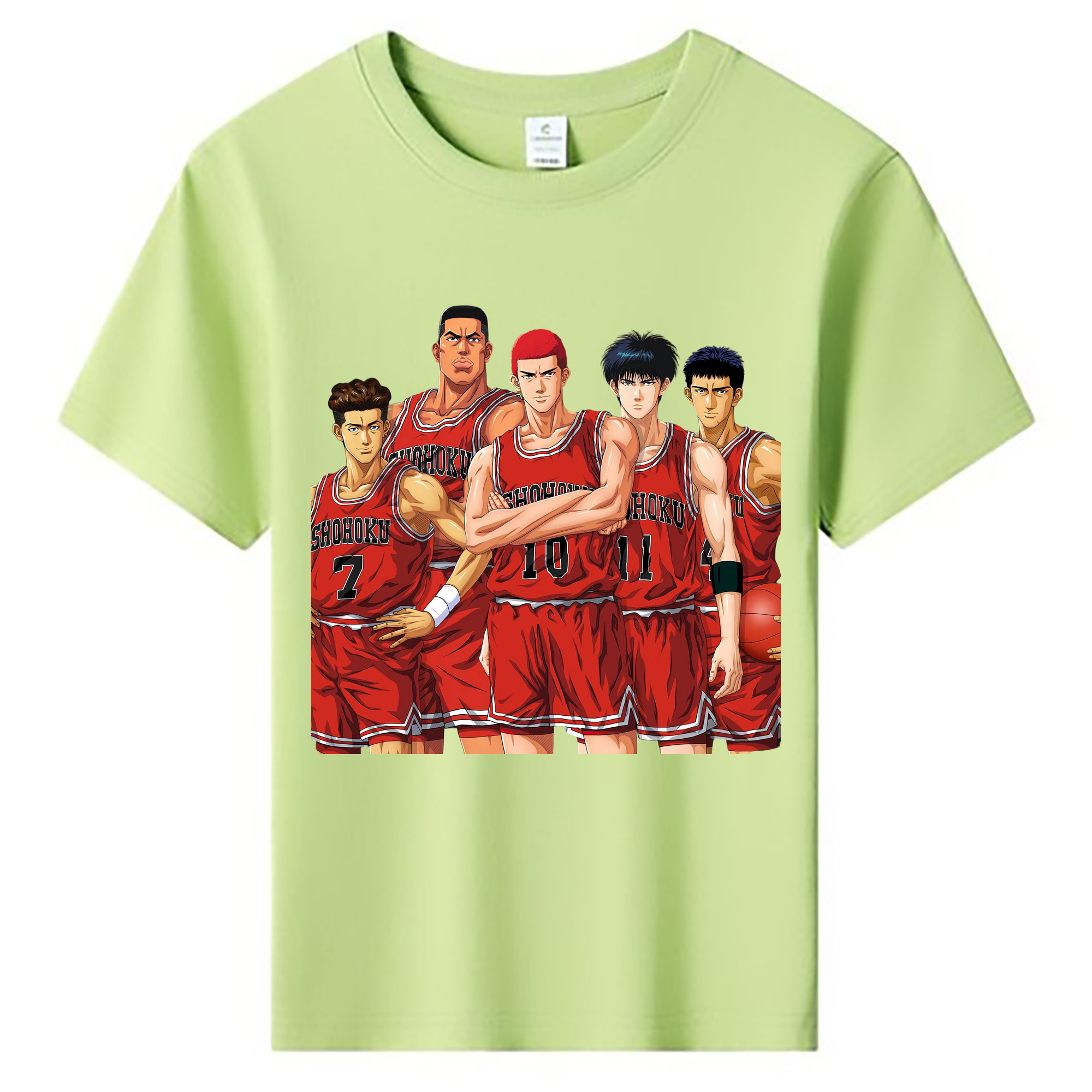 （画像用） SLAM DUNK／スラムダンク 綿100％キッズTシャツ（フロントプリント）